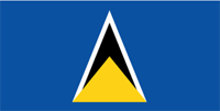 St Lucia flag