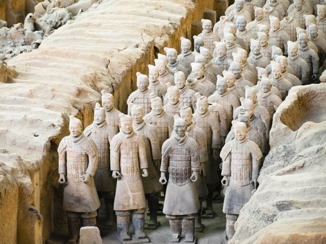 Terracotta warriors discovered