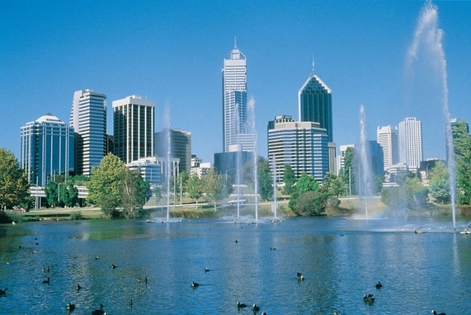 Qatar lands in Perth