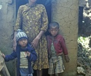 Woman With Her Children, Madagascar by Roger Turley