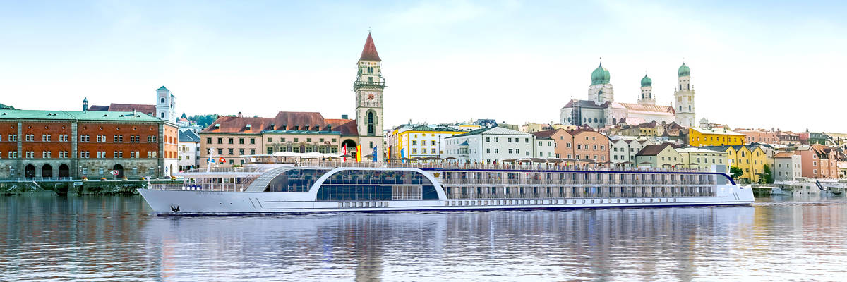 AmaWaterways AmaMagna Christened in Grein, Austria