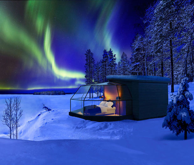 Finland's best glass igloos and aurora hotels