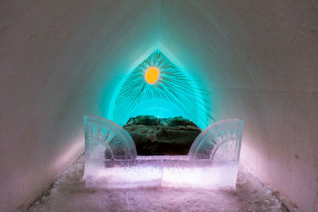 The Arctic Snowhotel and Glass Igloos in Finnish Lapland