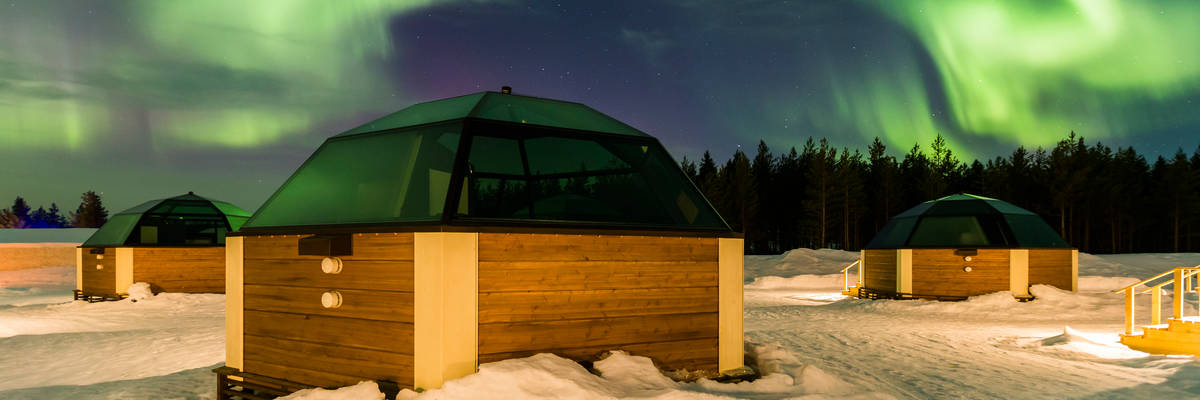 Finland’s best glass igloos and aurora hotels 