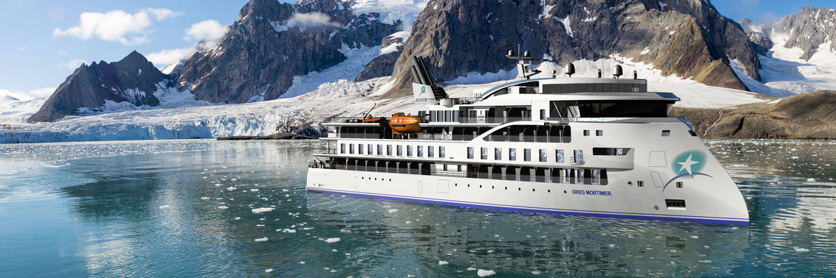 Aurora Expeditions celebrate Greg Mortimer official sea launch