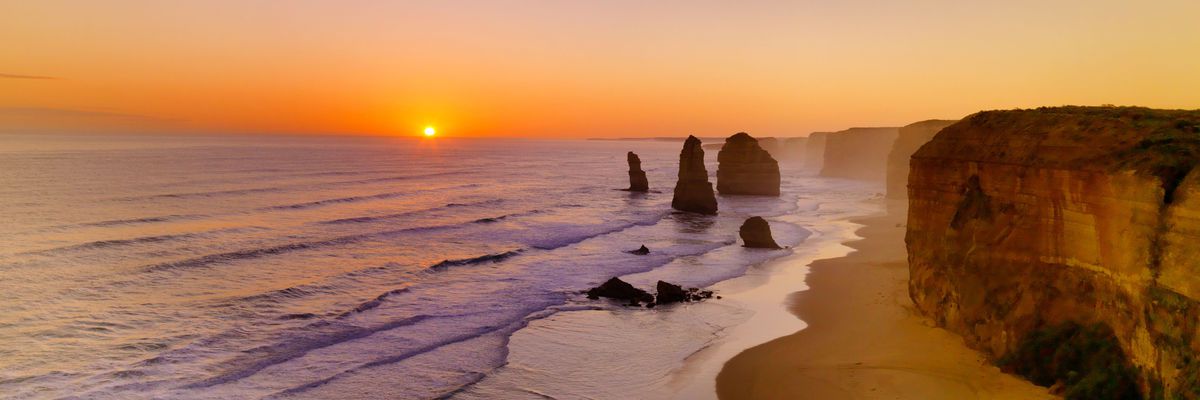Beach on the Great Ocean Road, Victoria, Australia