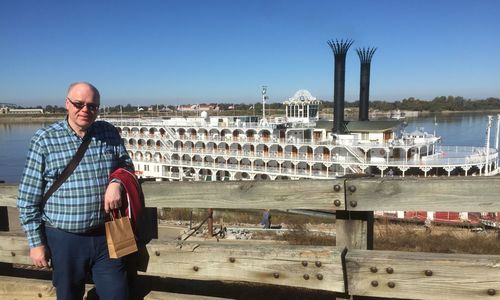 Bert Hyett and the Natchez, American Queen Steamboat Cruise