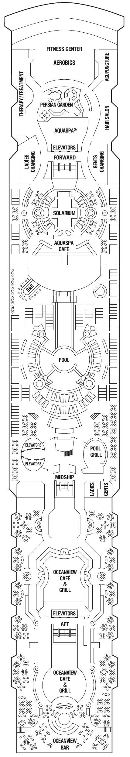 Celebrity Infinity Resort Deck