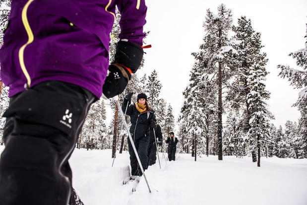 Cross country skiing excursion, ICEHOTEL (Credit: Markus Alatalo)