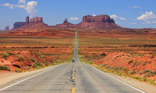 Desert Highway, Monument Valley, Utah