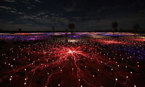 Field of Light, Uluru, Burce Munro 2016 (Credit Mark Pickthall)