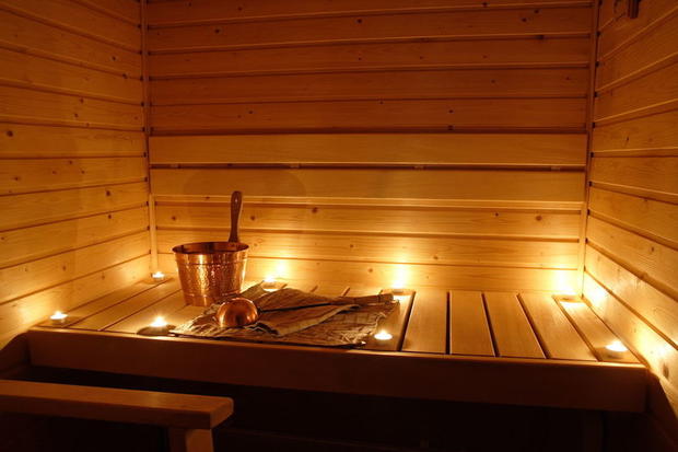 Picture of a traditional Finnish Sauna