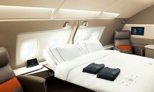 First Class suite, Singapore Airlines