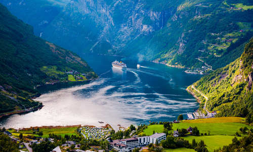 Geiranger fjord, Beautiful Nature Norway