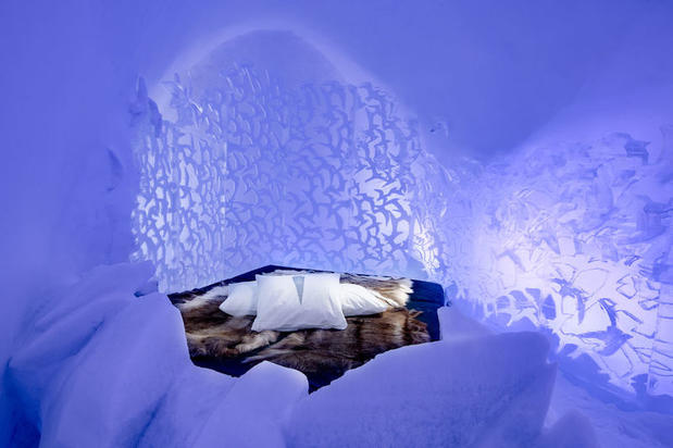 The ICEHOTEL in Kiruna, Swedish Lapland