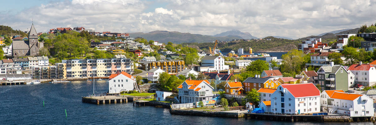 Landscape in Kristiansund, Norway