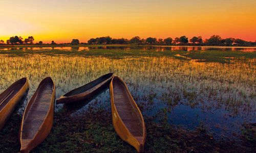 Mokoros, Okavango Delta, Botswana