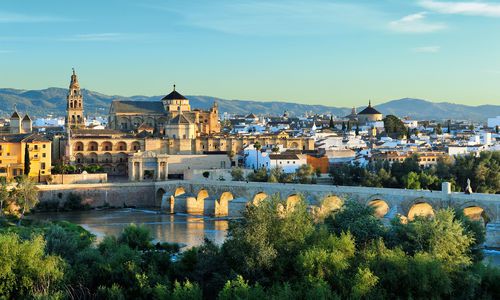 Mosque-Cathedral and Romano Bridge, Cordoba, Spain