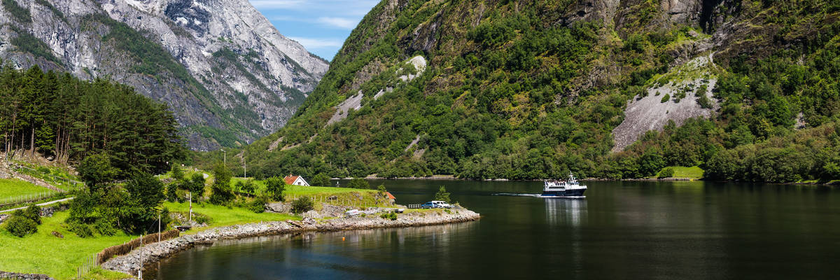 Naerofjord from Gudvangen Sognefjord Norway