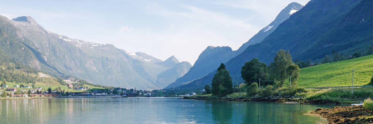 Nordfjord, Olden city, Norway