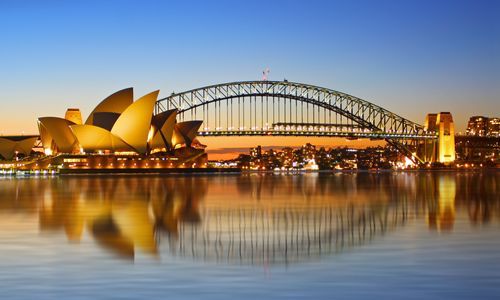 Opera House and Harbour Bridge, Sydney