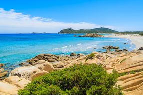 Porto Giunco bay, Sardinia, Italy
