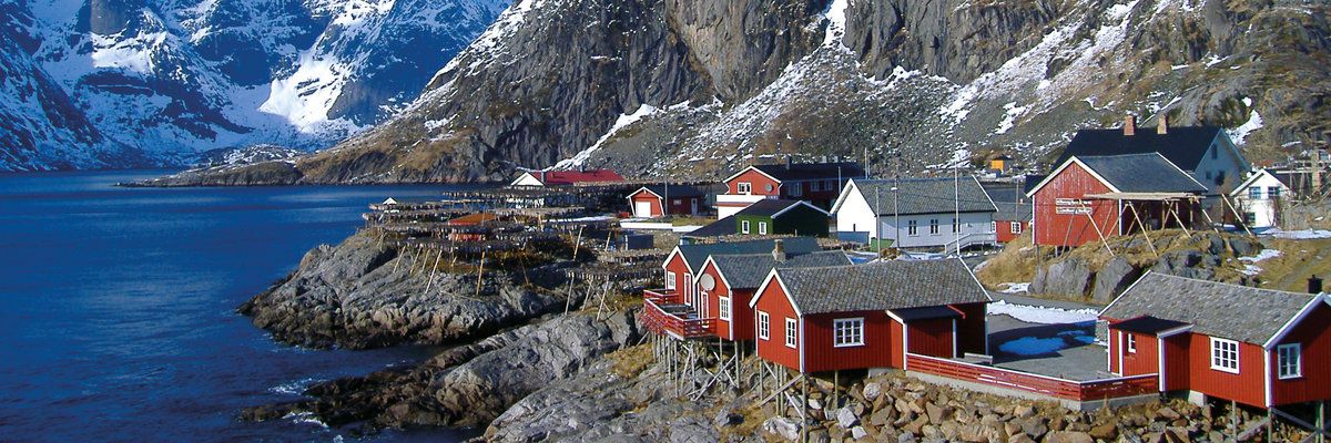 Red Houses, Lofoten Islands, Norway