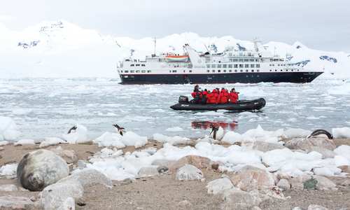 Silver Explorer in Antarctica