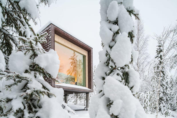 Accommodation at the Arctic TreeHouse Hotel