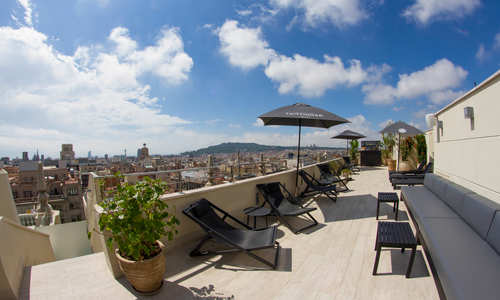 Terrace, Avenida Palace, Barcelona
