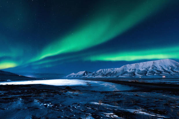 Svalbard's Polar Night, Svalbard, Norway