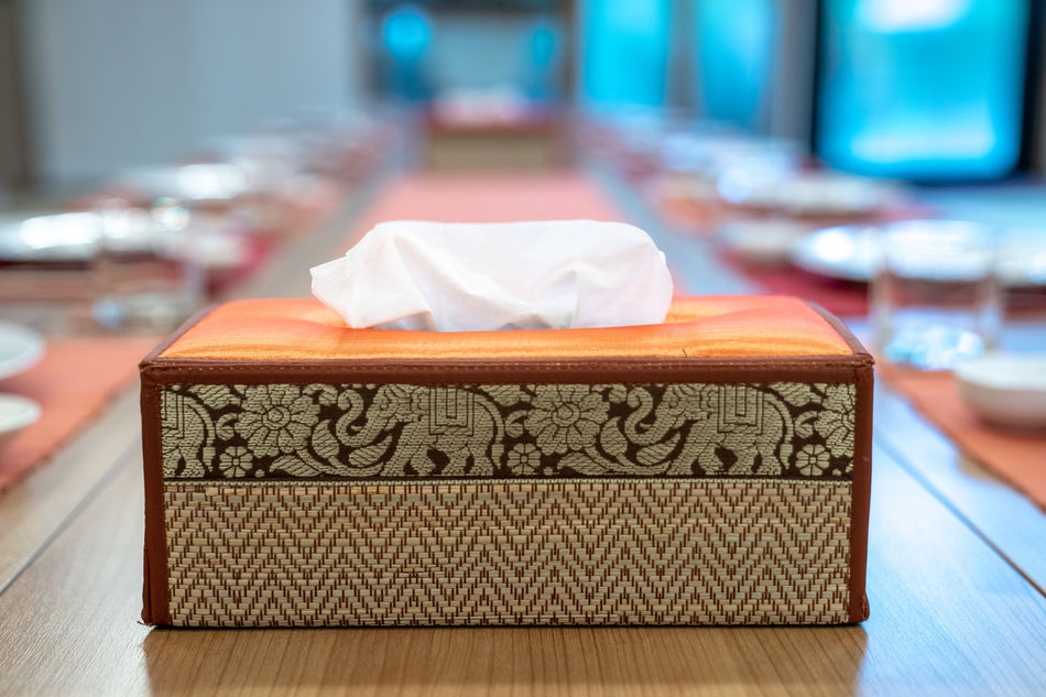 Tissue box in Japan