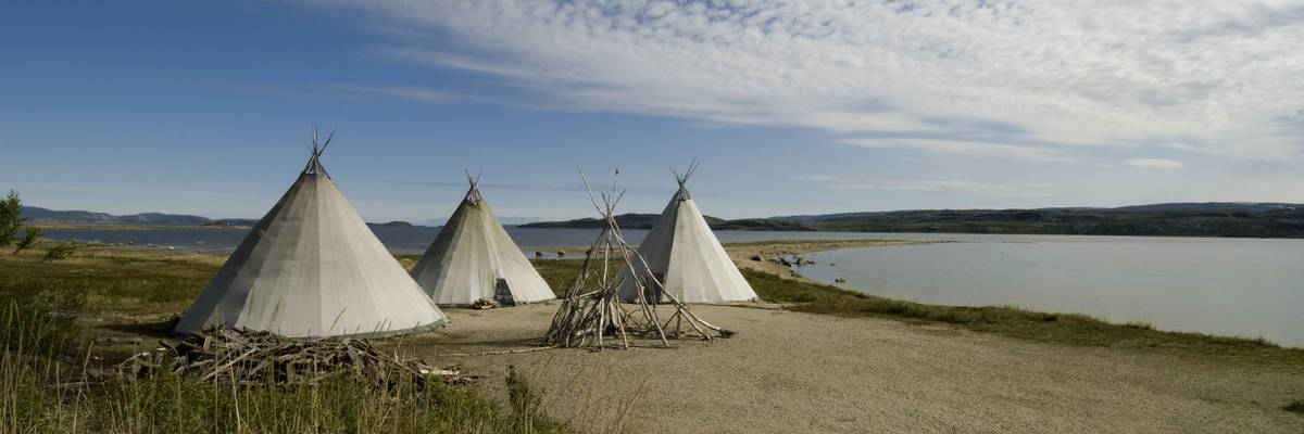 Traditional Sami Huts, Kirkenes, Northern Norway