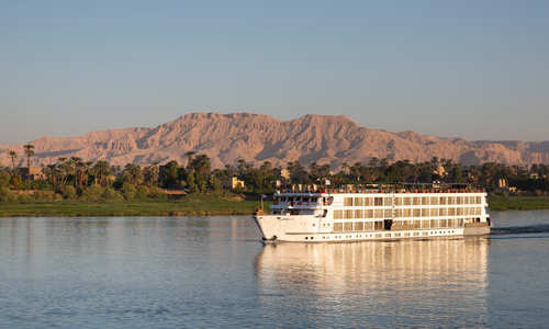 Close-up of roap on cruise ship, Nile River, Egypt