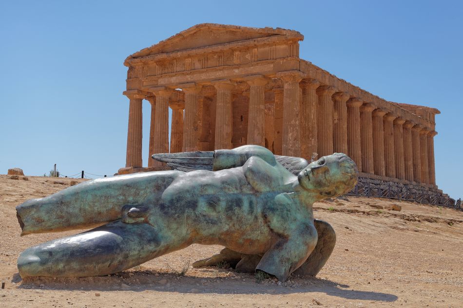 Beautiful photo of the Valley of Temples in Agrigento, Sicily