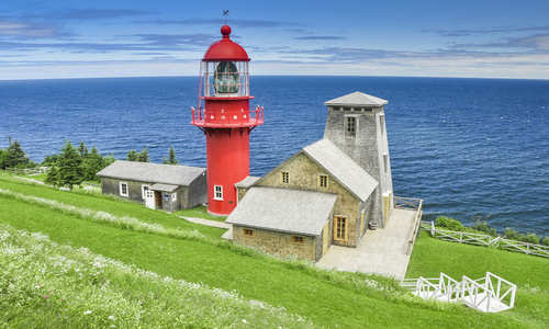 Pointe a la Renommee lighthouse, Quebec, Canada