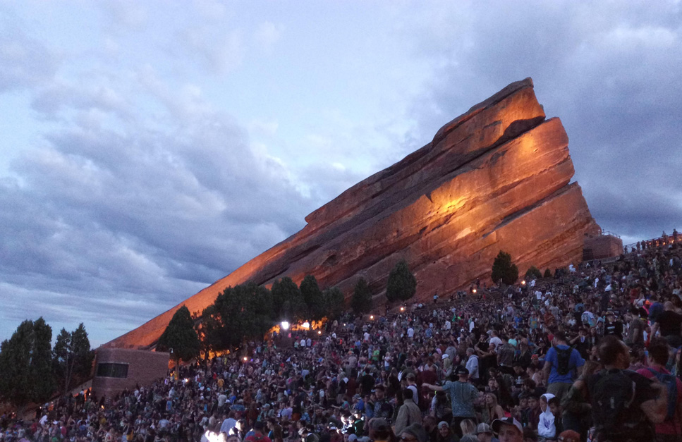 Red Rocks Amphitheatre in Denver 