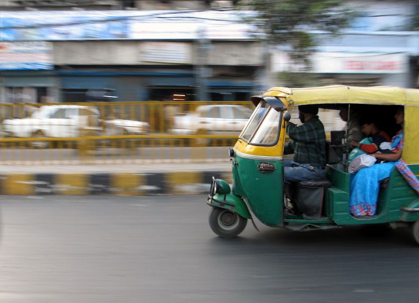 Rickshaw, Delhi, India