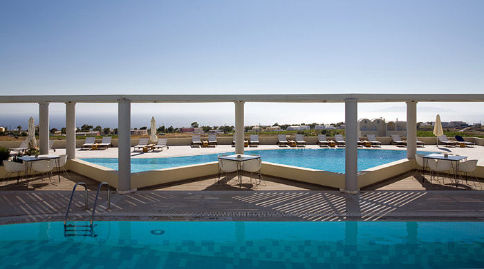 Pool, The Majestic Hotel, Santorini, Greece