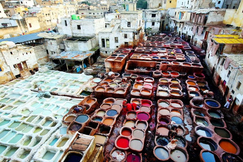 Tanneries, Fez