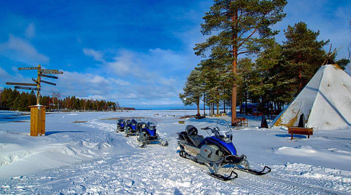 Winter adventure, Swedish Lapland